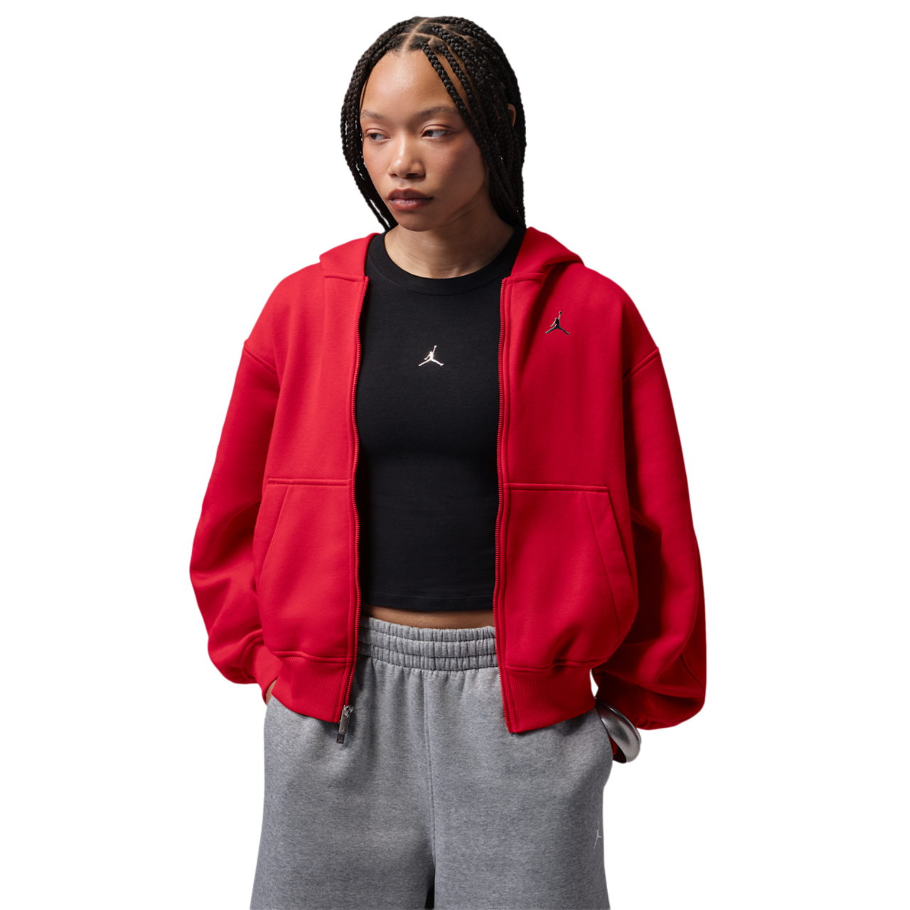 Jordan Brooklyn Fleece FZ BB - Women's | Foot Locker