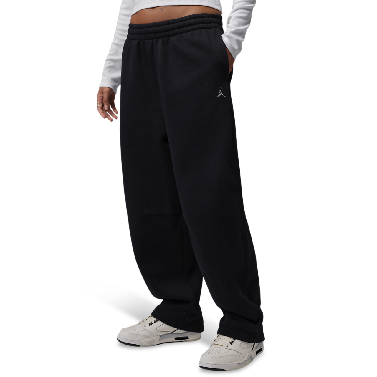 Jordan Brooklyn Fleece BB Wide Leg Pants - Women's | Foot Locker