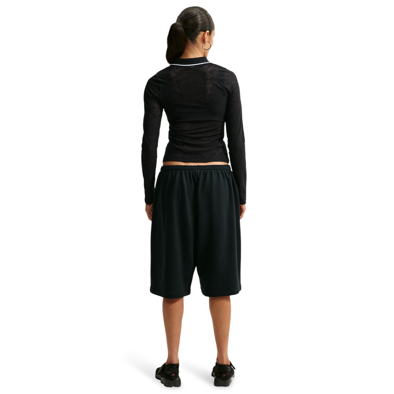 Nike Chll Knit LS Stitch Lace Top - Women's | Foot Locker
