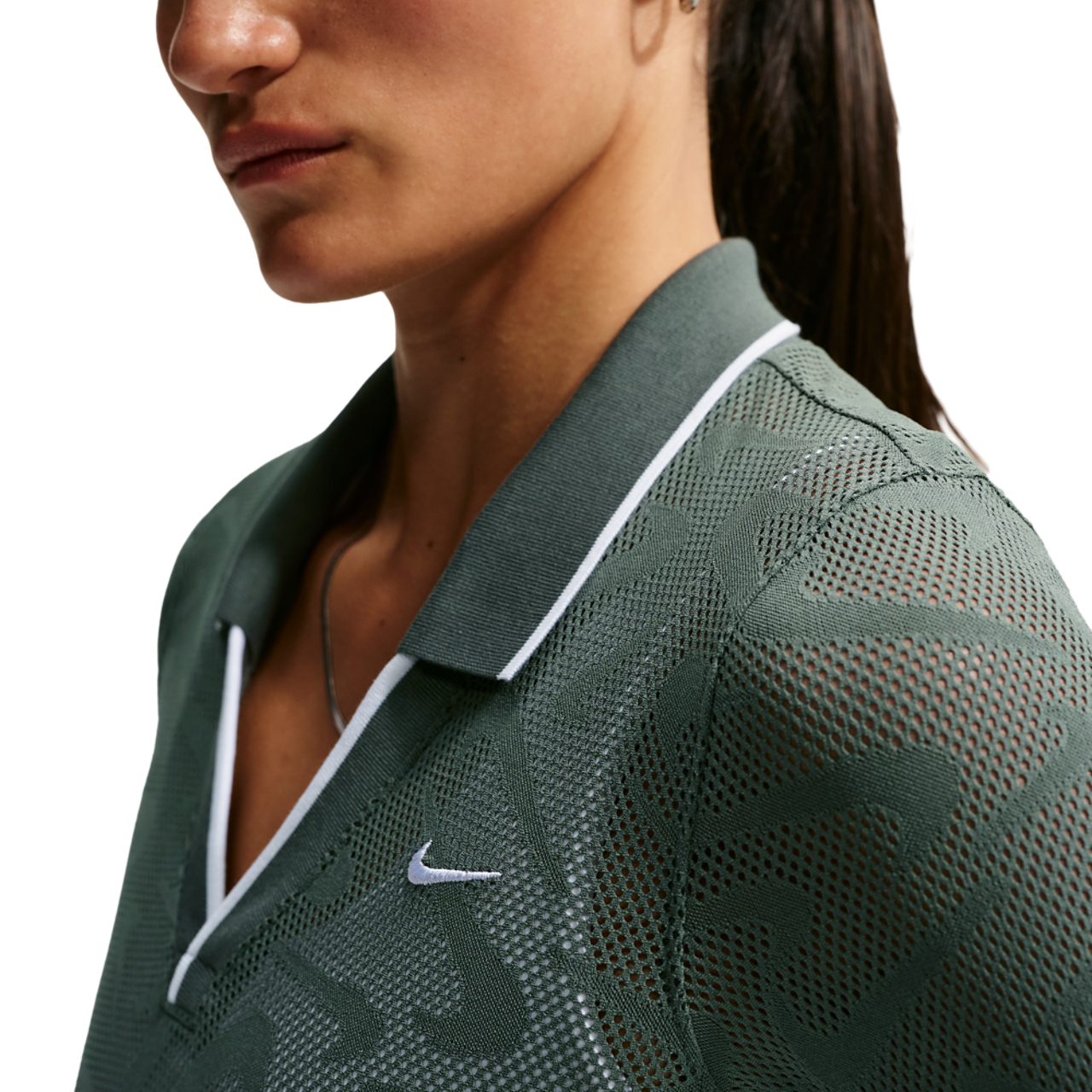 Nike Chll Knit LS Stitch Lace Top - Women's | Foot Locker