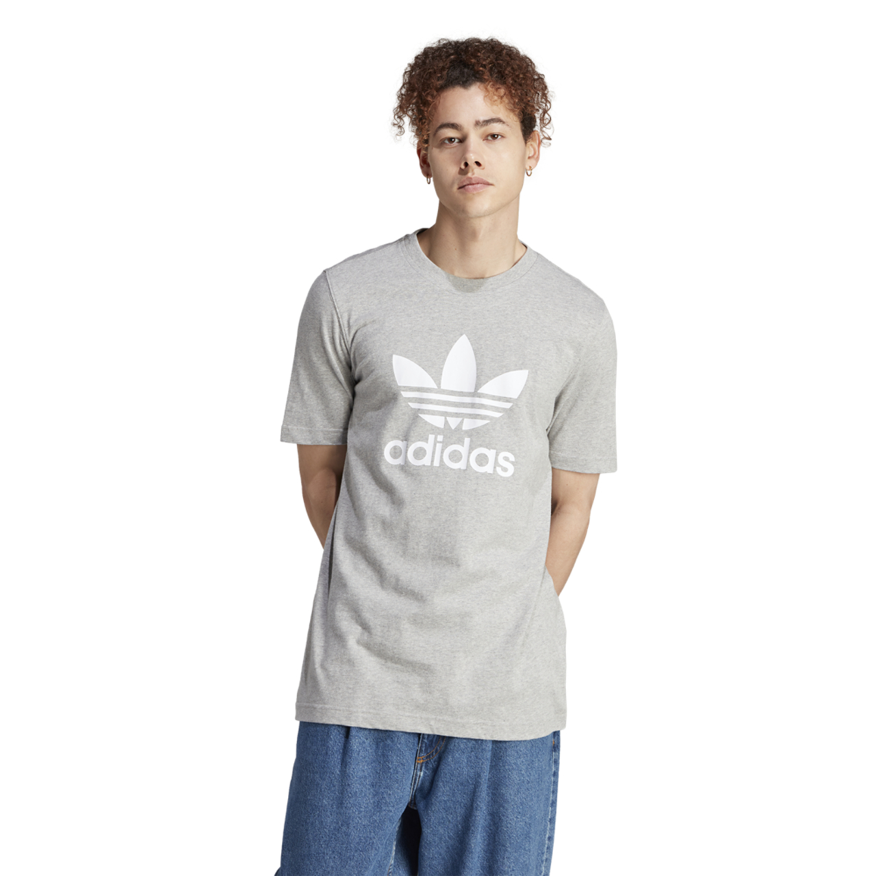 adidas Originals Big Trefoil S/S T-Shirt Image 3 of 6. Tap to open photo gallery.