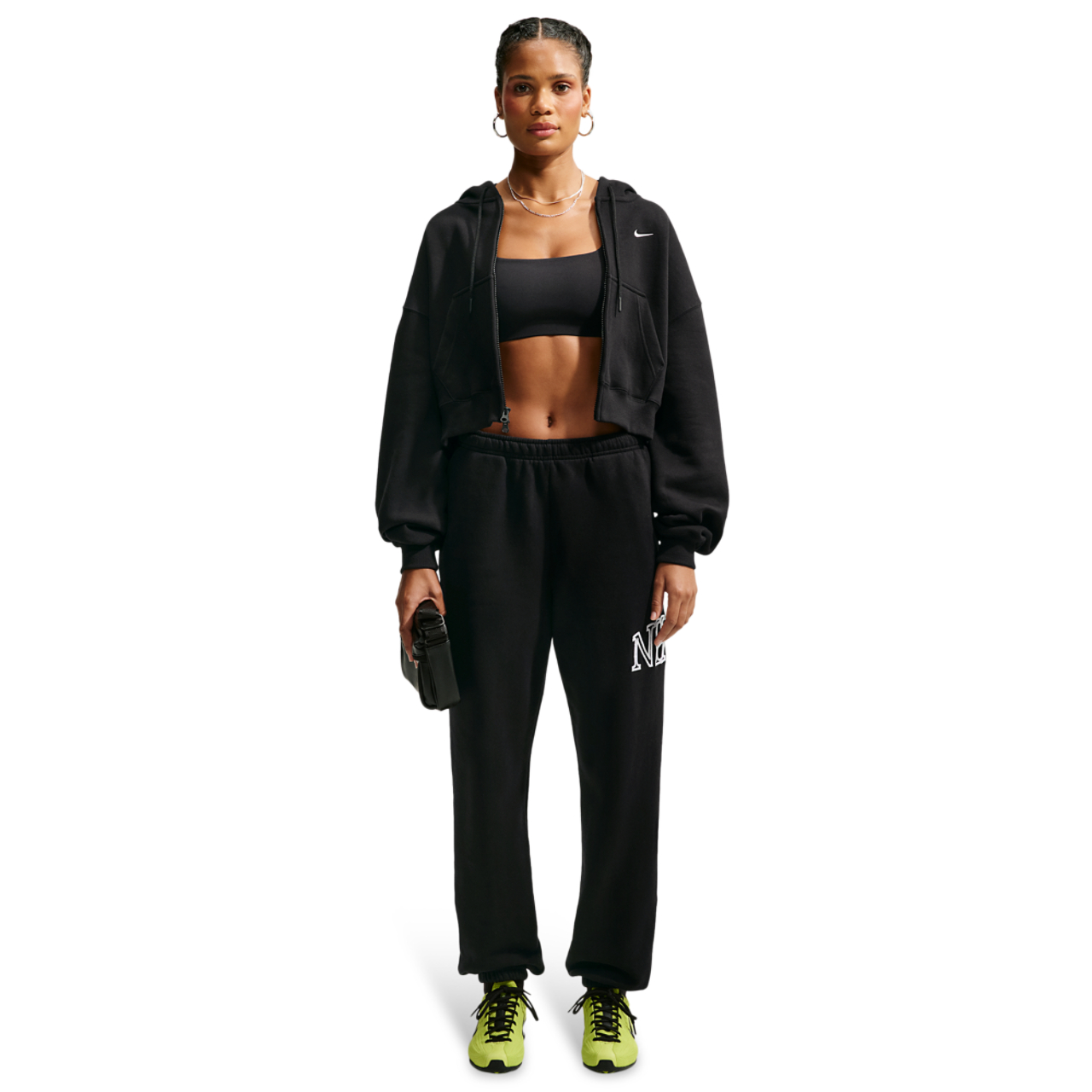 Nike Studio Fleece Mid-OS Crp FZ Hoodie - Women's | Foot Locker