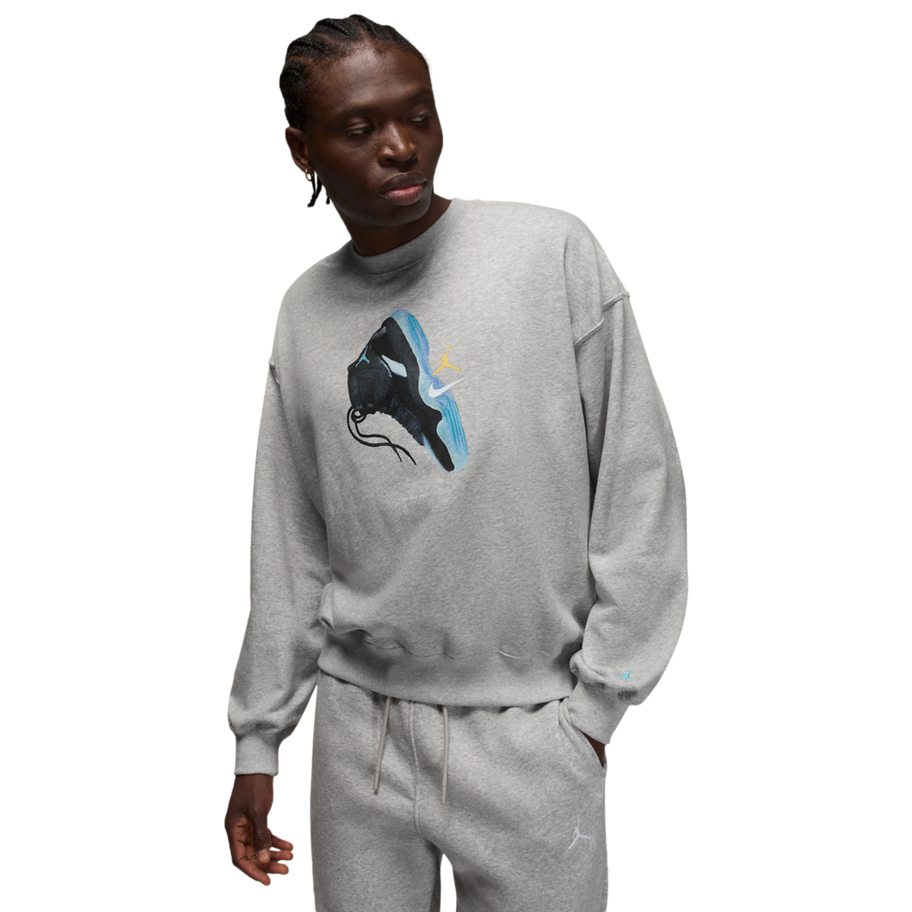 Jordan Brooklyn AJ11 Fleece Crew LB Image 1 of 4. Tap to open photo gallery.