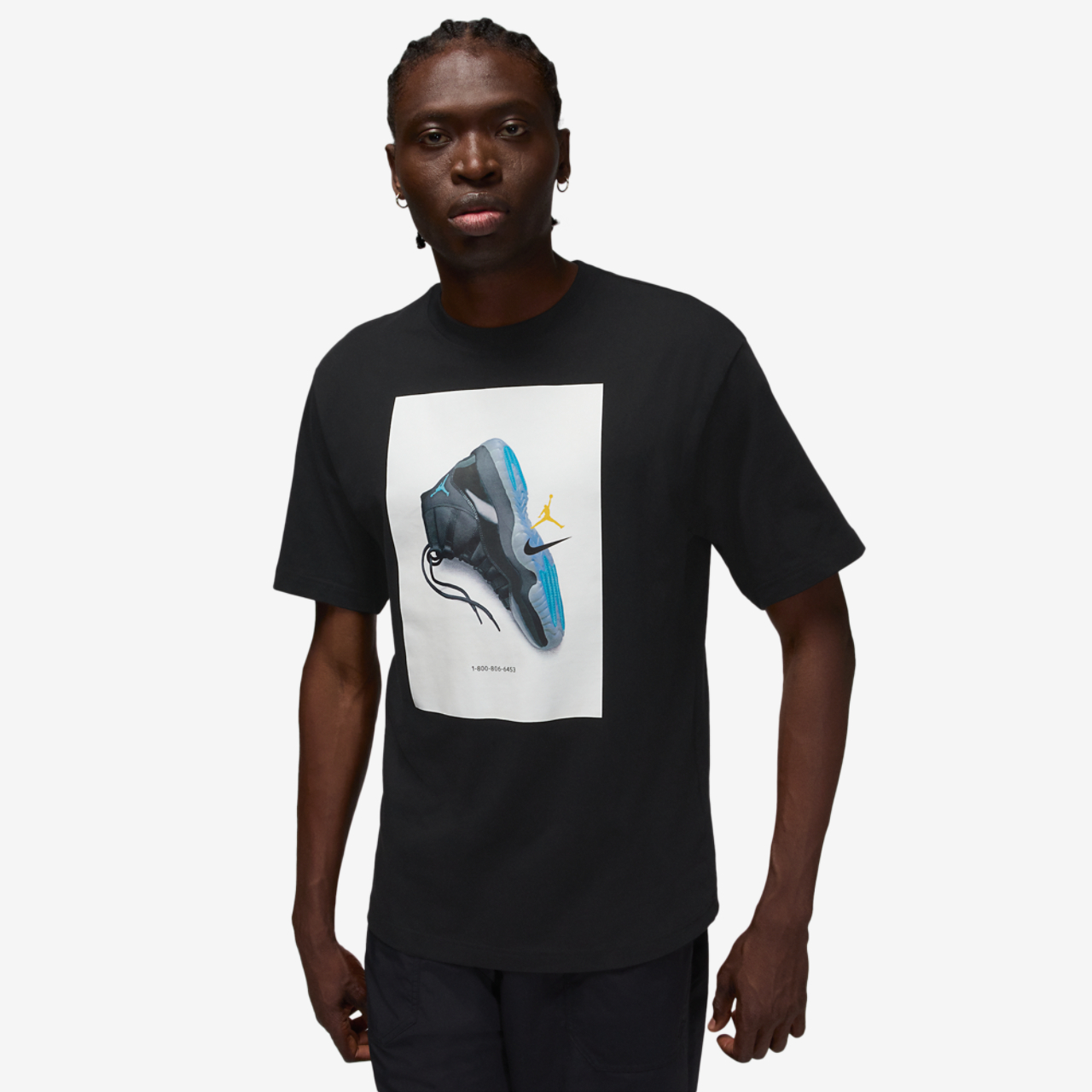 Jordan Brooklyn AJ 11 AD Graphic Short Sleeve Crew Image 1 of 4. Tap to open photo gallery.