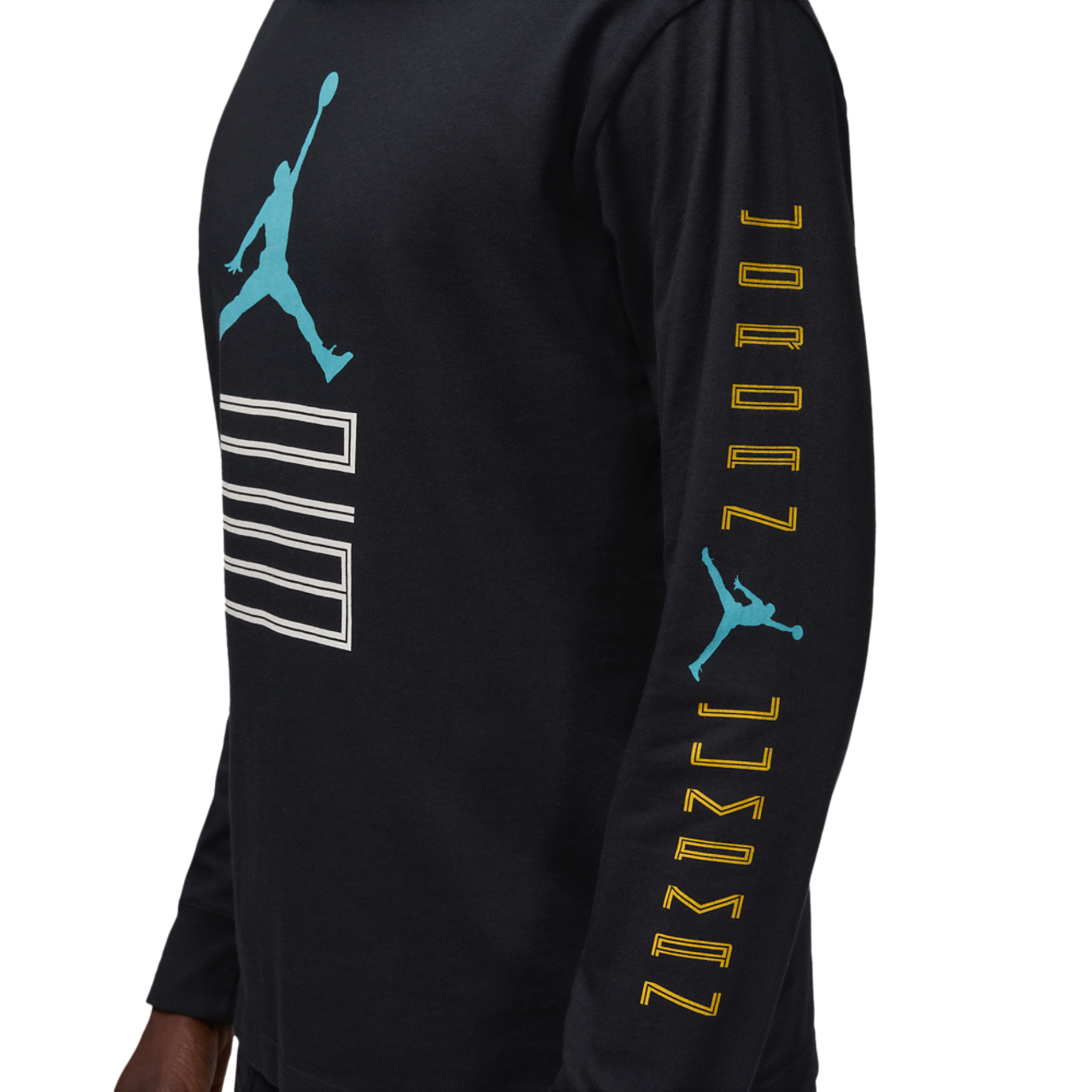 Jordan Brooklyn AJ 11 Graphic Long Sleeve Crew Image 4 of 4. Tap to open photo gallery.