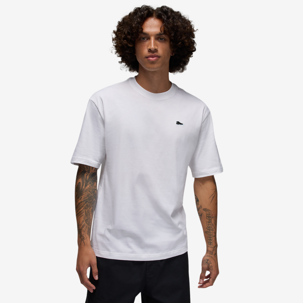 Jordan MJ Brand AJ11 PCH Short Sleeve Crew Image 1 of 4. Tap to open photo gallery.