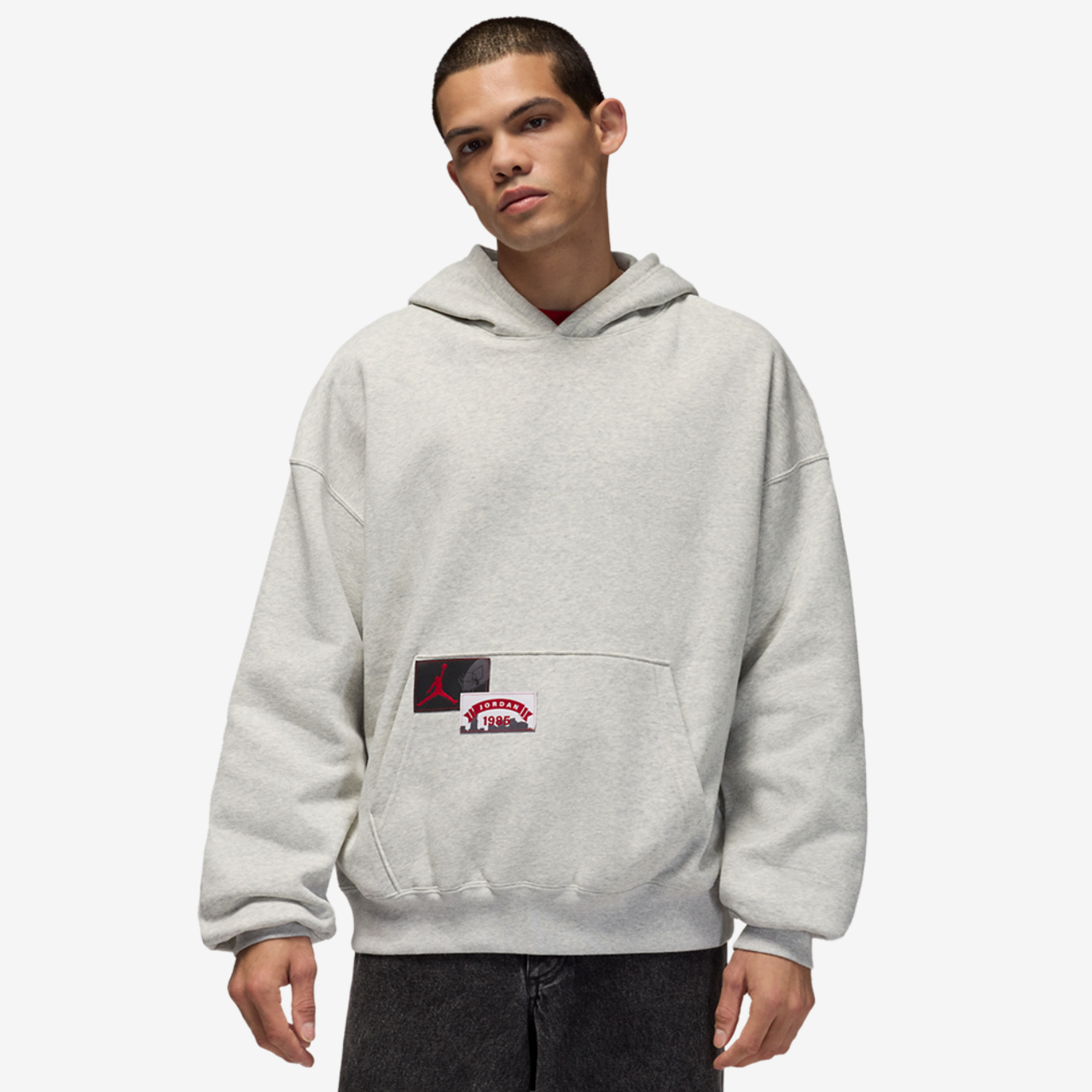Jordan MJ BRK Oversized Pullover HD CLD Image 1 of 6. Tap to open photo gallery.