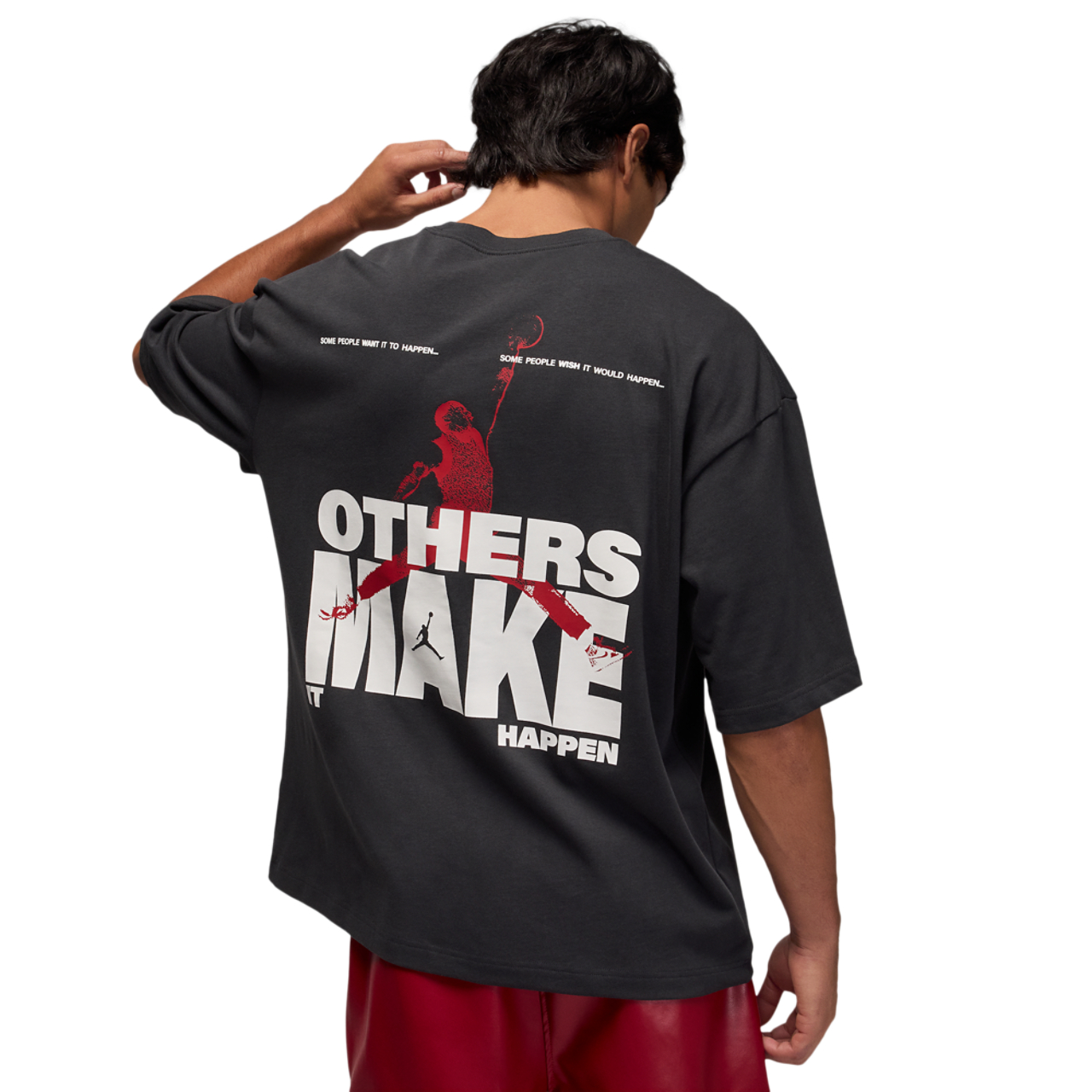 Jordan MJ Reissue Oversized Short Sleeve Crew CLD Image 2 of 4. Tap to open photo gallery.