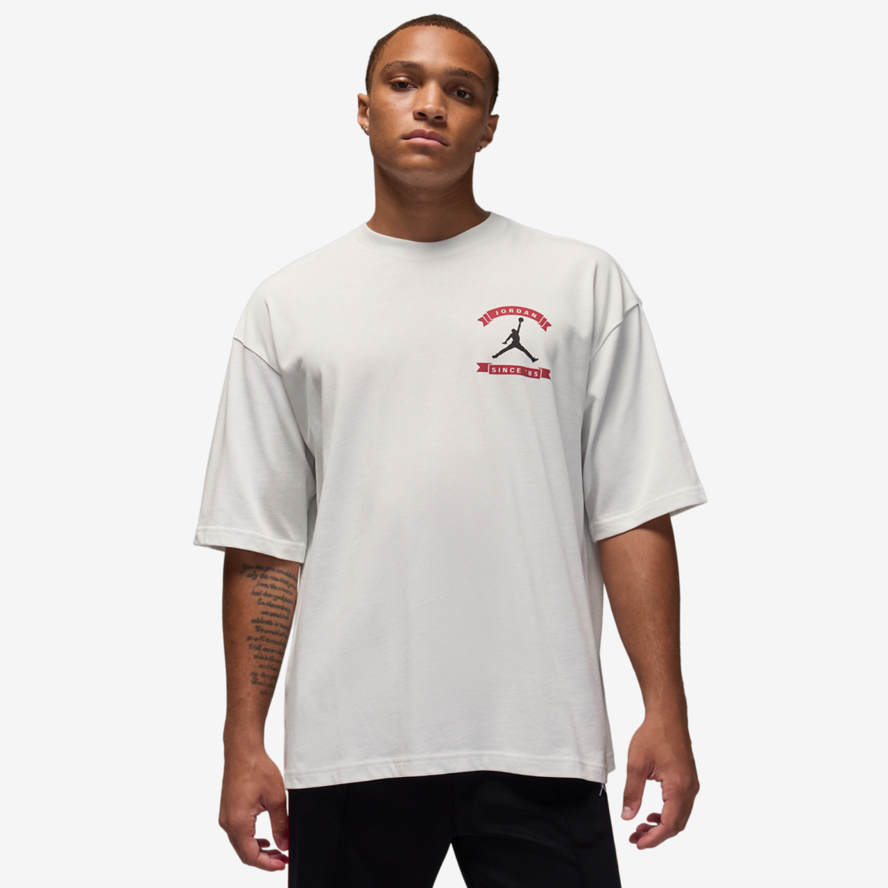 Jordan MJ Reissue Oversized Short Sleeve Crew CLD Image 1 of 4. Tap to open photo gallery.