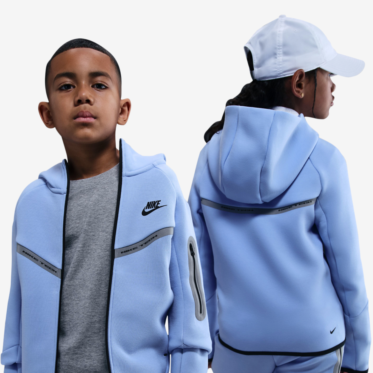 Nike NSW Tech Fleece Reflective Full-Zip Image 1 of 5. Tap to open photo gallery.