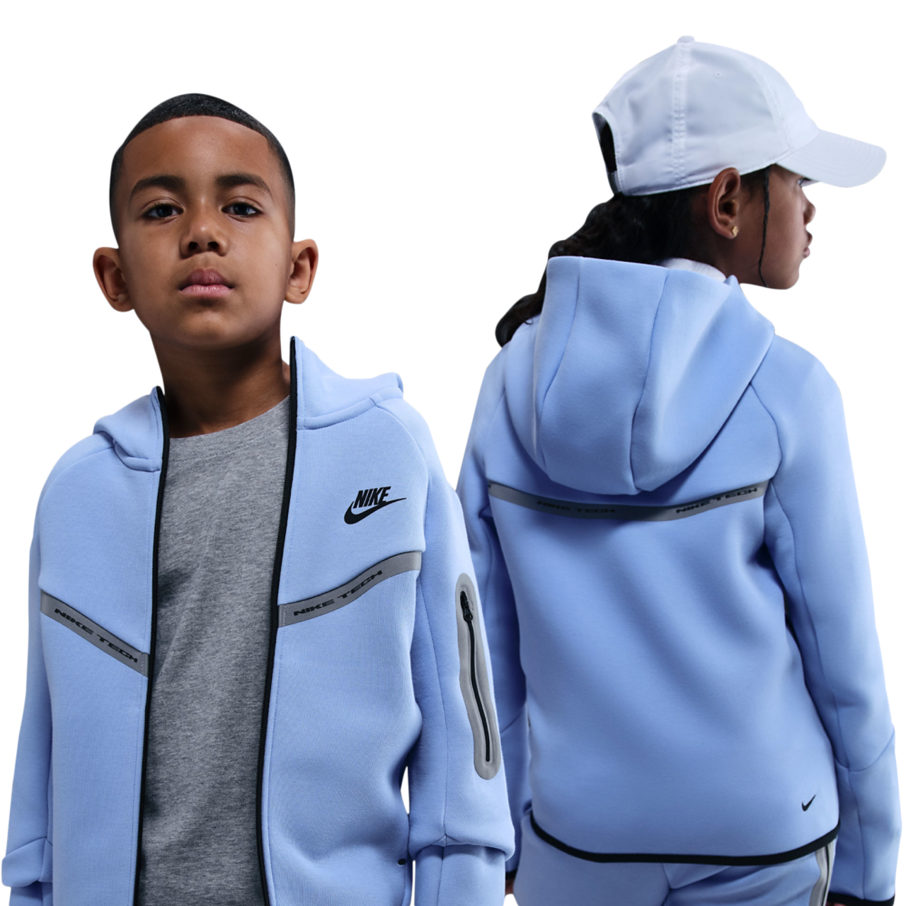 Nike NSW Tech Fleece Reflective Full-Zip Image 1 of 5. Tap to open photo gallery.