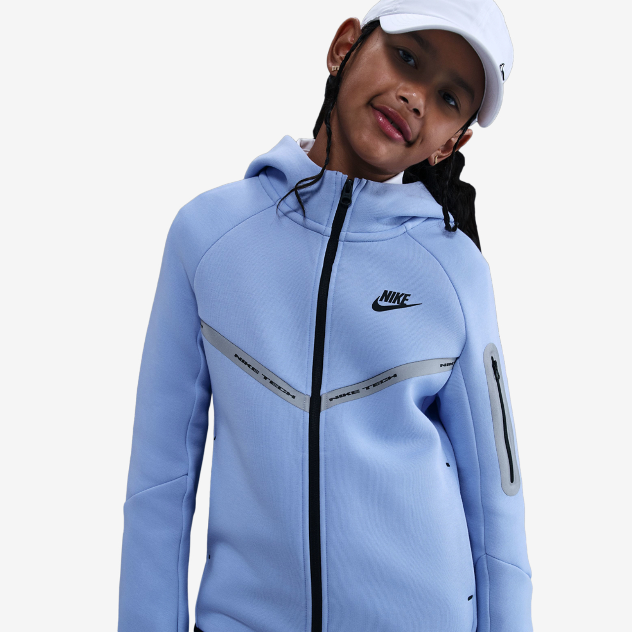 Nike NSW Tech Fleece Reflective Full-Zip Image 2 of 5. Tap to open photo gallery.
