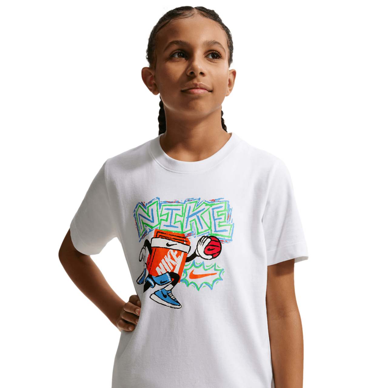 Nike NSW  Tee Boxy Hoop Image 1 of 5. Tap to open photo gallery.