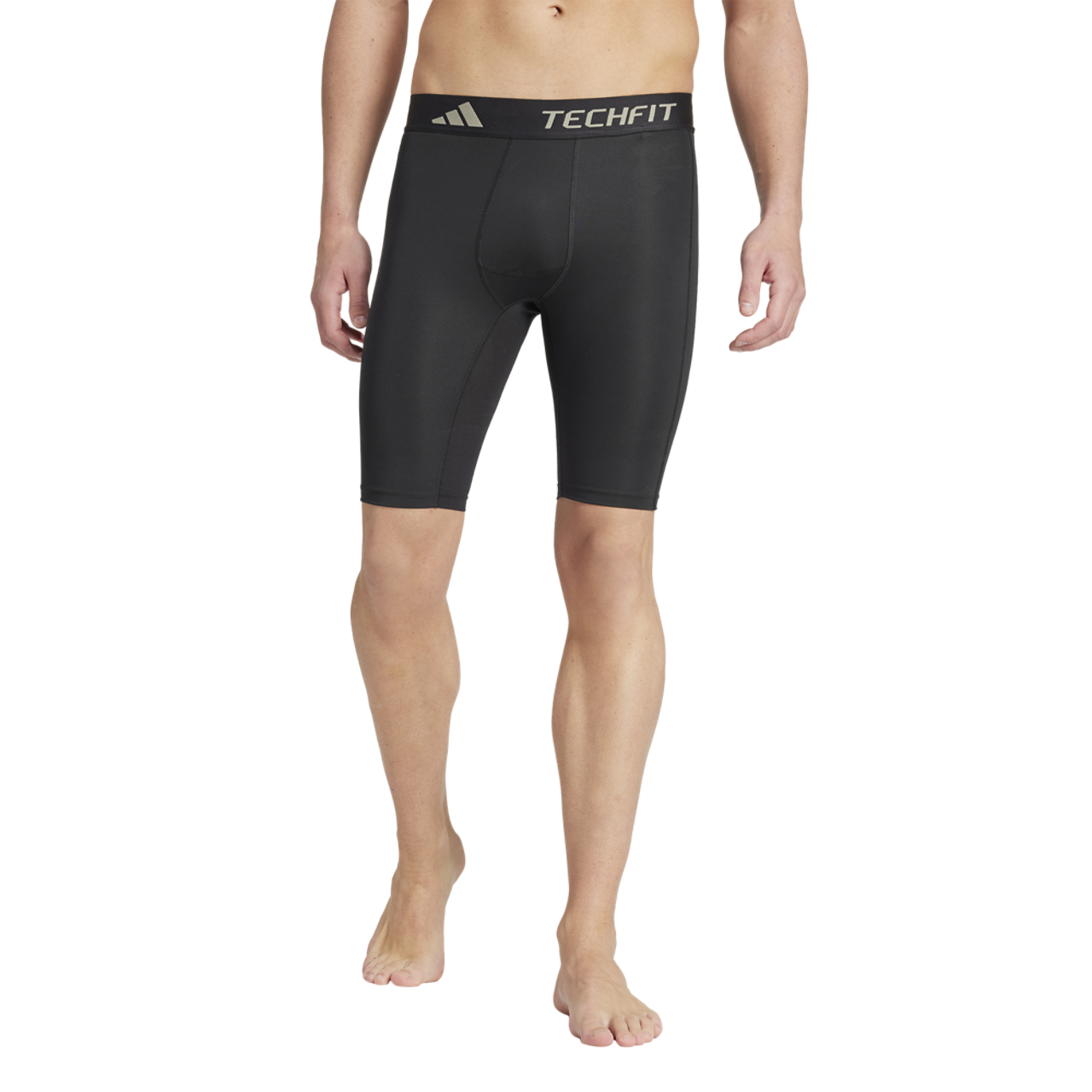 adidas Techfit Control Short-Tight Training Leggings Image 1 of 5. Tap to open photo gallery.