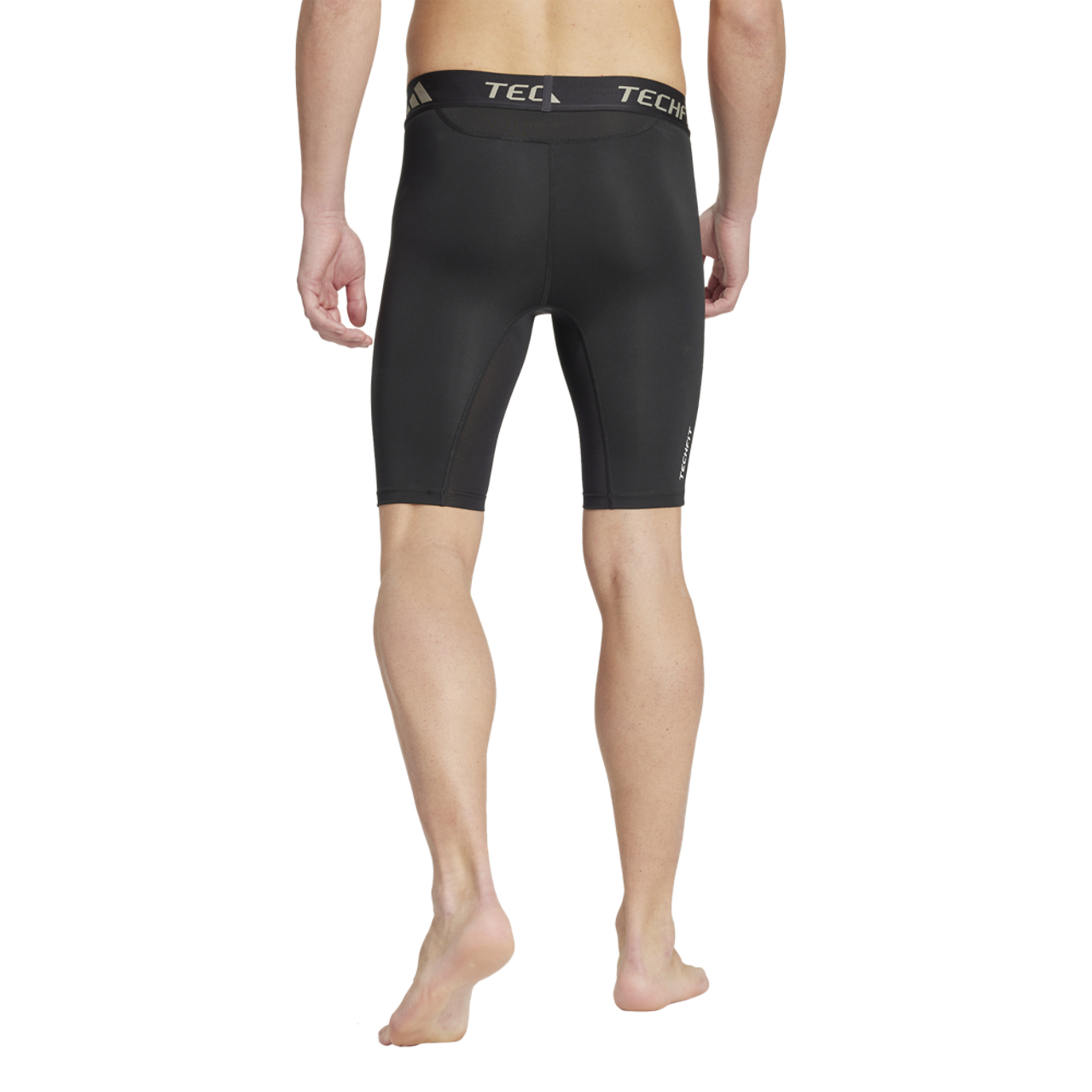 adidas Techfit Control Short-Tight Training Leggings Image 2 of 5. Tap to open photo gallery.