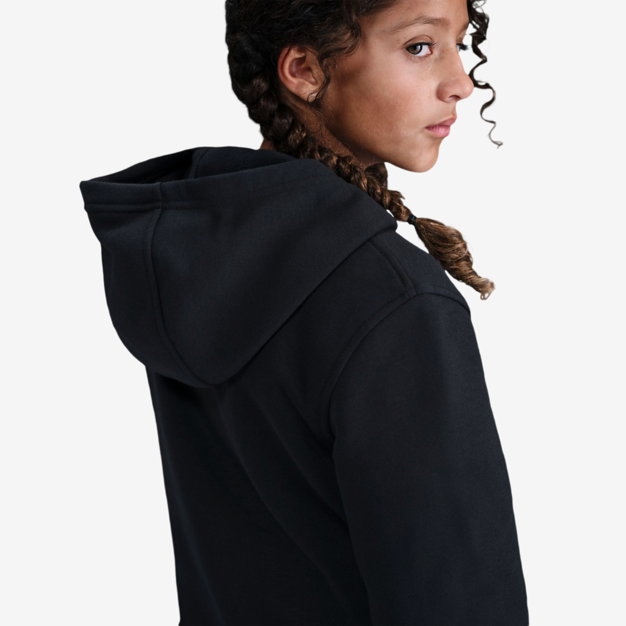Nike NSW Glitch Club Fleece Hoodie Image 2 of 3. Tap to open photo gallery.