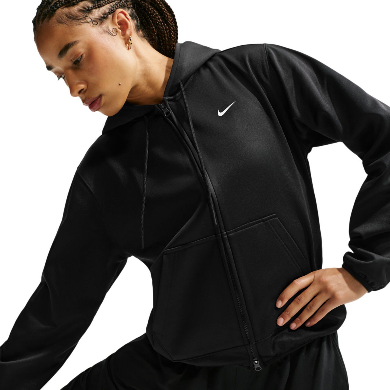Nike Therma-FIT Studio Fleece Sport Full Zip Hoodie - Women's