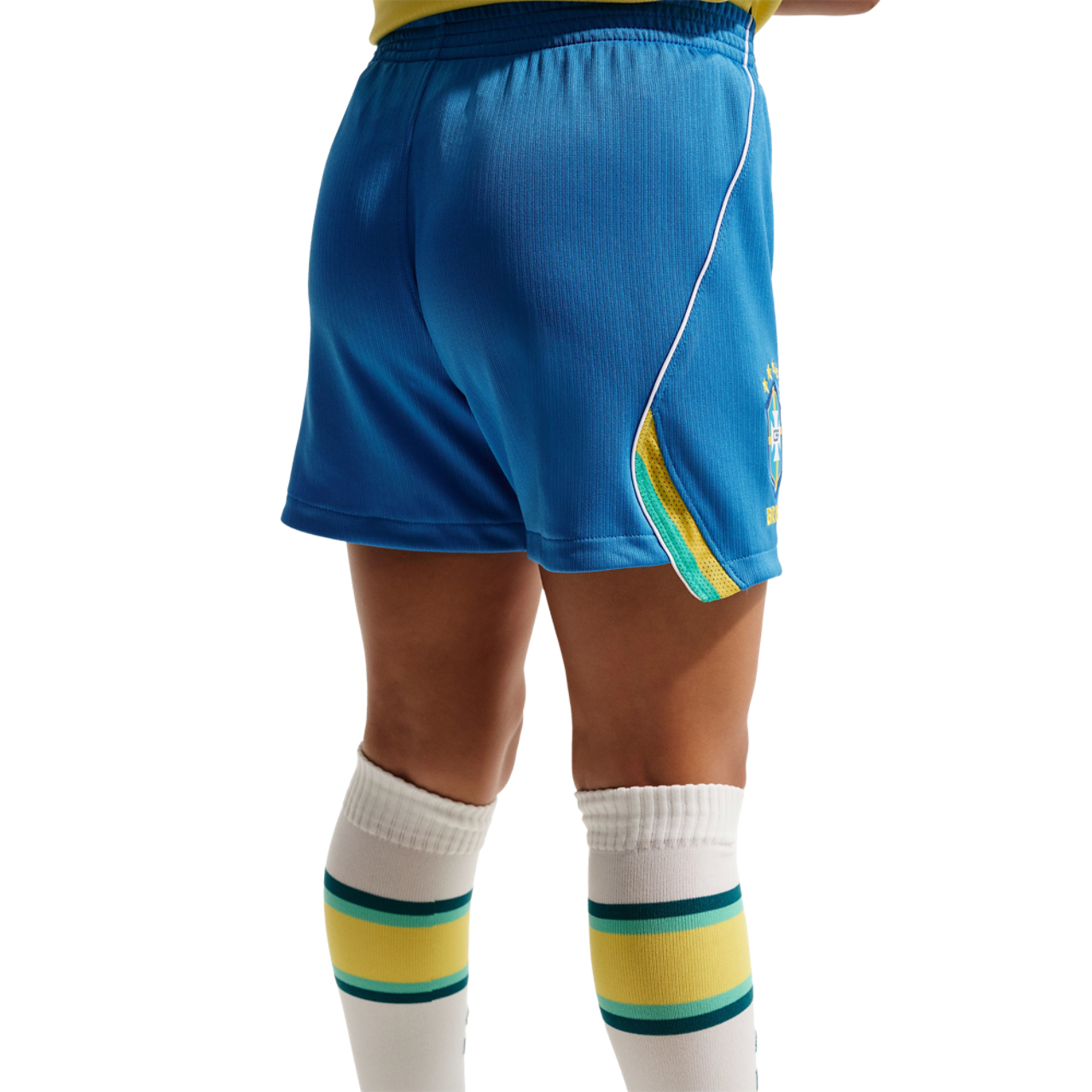 Nike Brasil Dri-Fit Stadium Home Kit Image 6 of 8. Tap to open photo gallery.