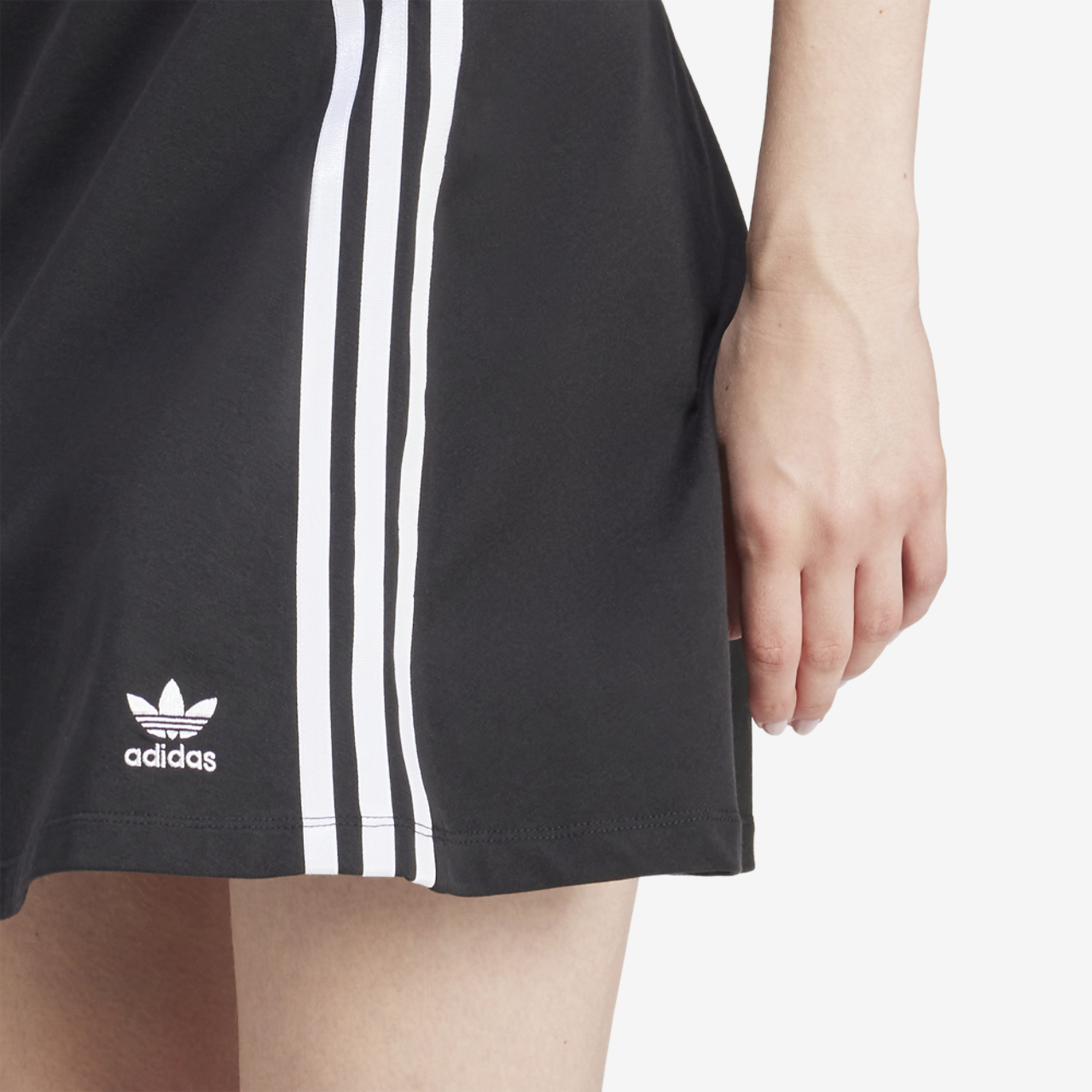 adidas Originals 3 Stripe Baby T-Shirt Image 3 of 4. Tap to open photo gallery.