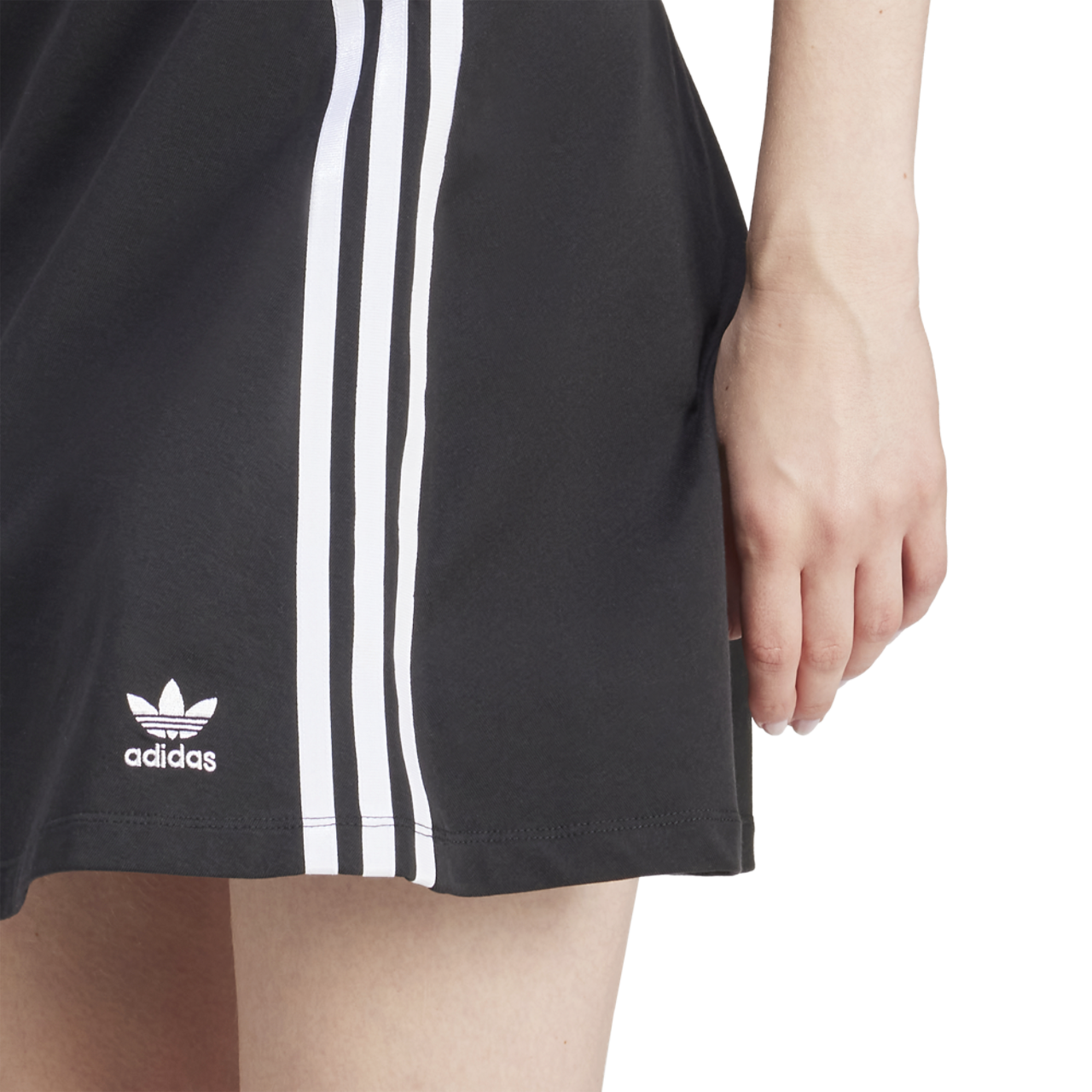adidas Originals 3 Stripe Baby T-Shirt Image 3 of 4. Tap to open photo gallery.