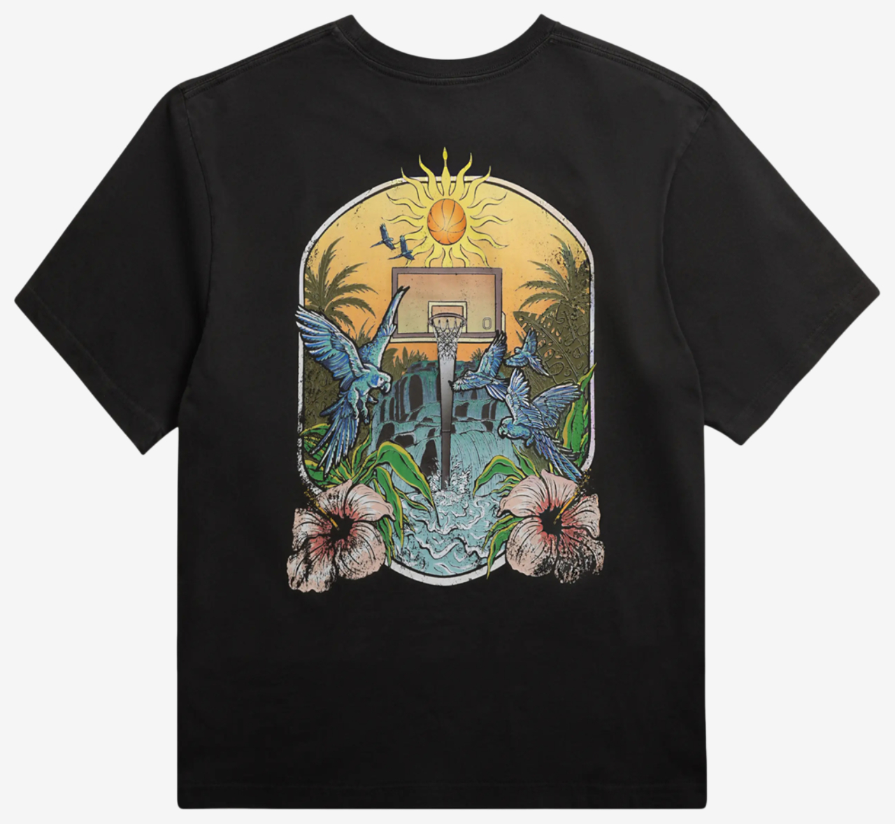 Overtime Paradise Oasis T-Shirt Image 2 of 4. Tap to open photo gallery.