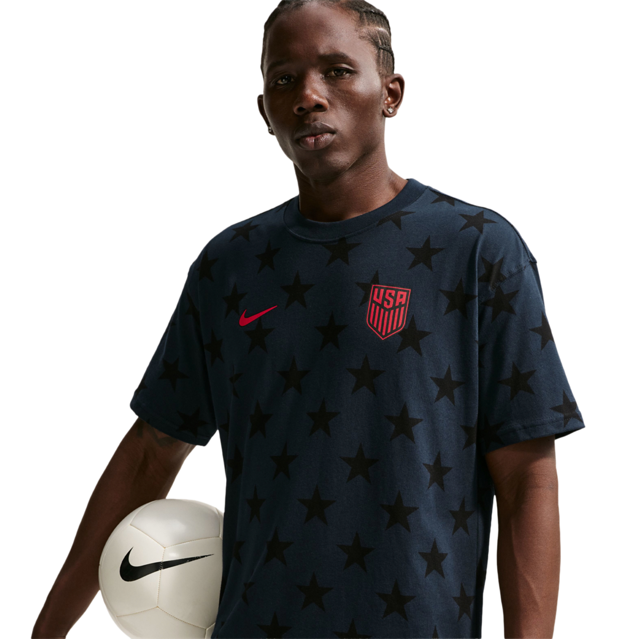 Nike US Short Sleeve T-Shirt Image 1 of 2. Tap to open photo gallery.