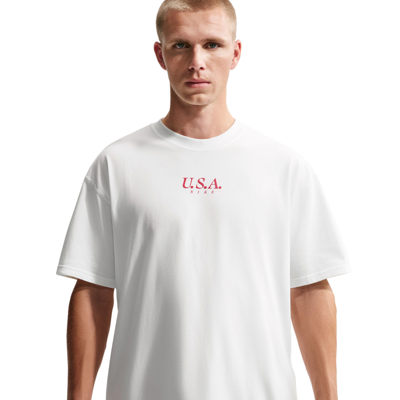 Nike US Short Sleeve T-Shirt Image 1 of 3. Tap to open photo gallery.