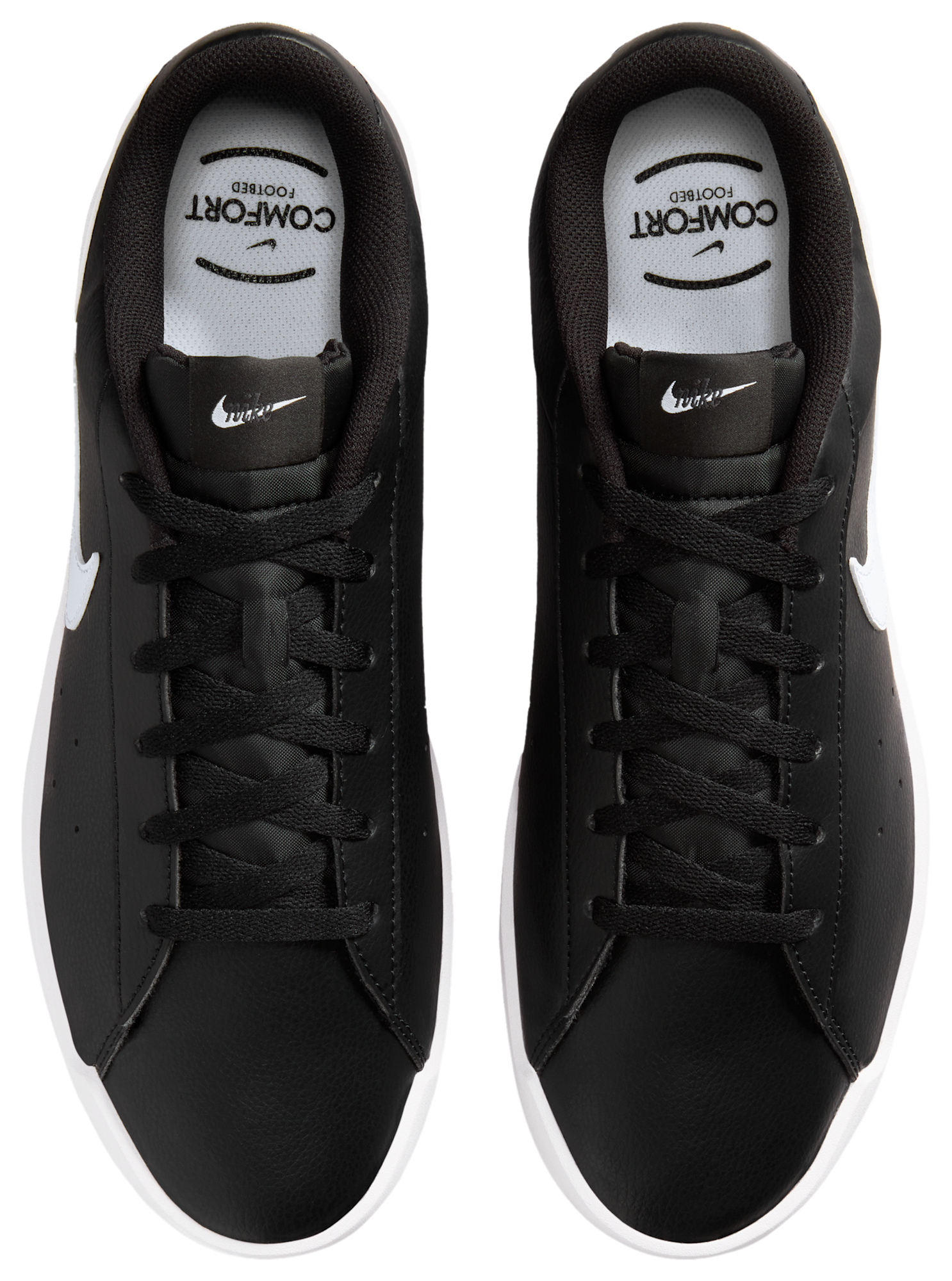 Nike Court Heritage SL - Black/White/White - Image 4