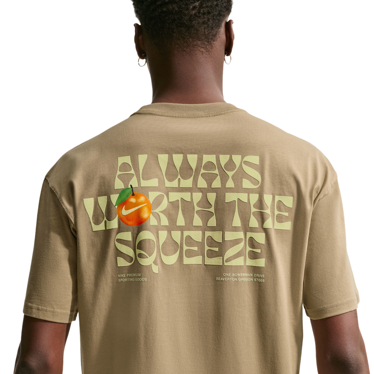 Nike NSW Orange T-Shirt Image 2 of 3. Tap to open photo gallery.