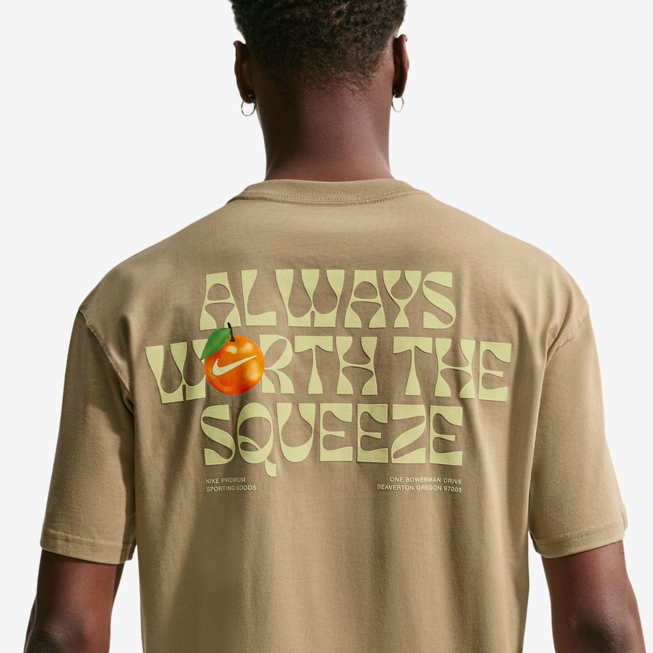 Nike NSW Orange T-Shirt Image 2 of 3. Tap to open photo gallery.