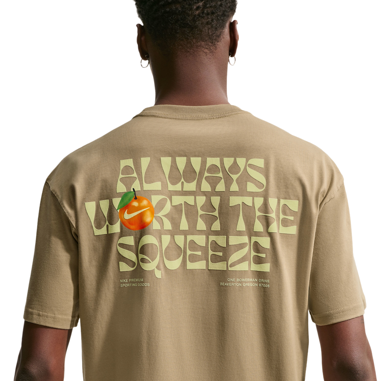 Nike NSW Orange T-Shirt Image 2 of 3. Tap to open photo gallery.