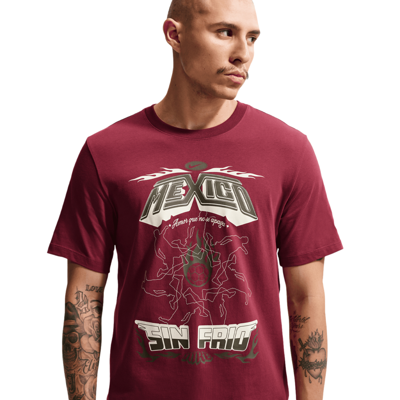 Nike Mexico APLA Football NSW T-Shirt Image 3 of 7. Tap to open photo gallery.