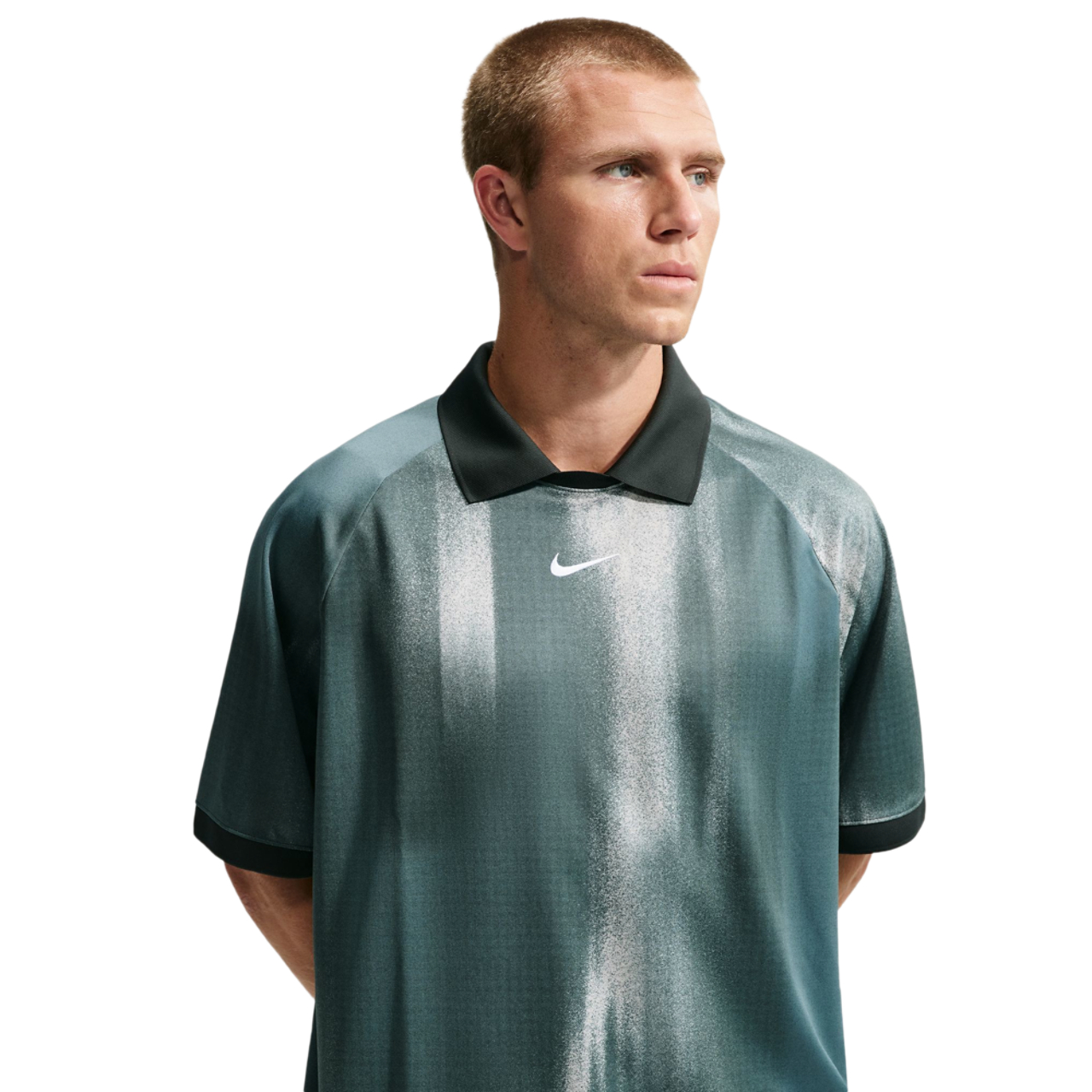 Nike Dri-Fit Jacquard Jersey Top Image 1 of 4. Tap to open photo gallery.