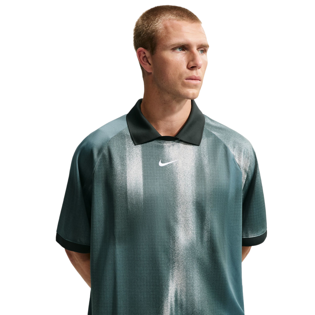 Nike Dri-Fit Jacquard Jersey Top Image 1 of 4. Tap to open photo gallery.
