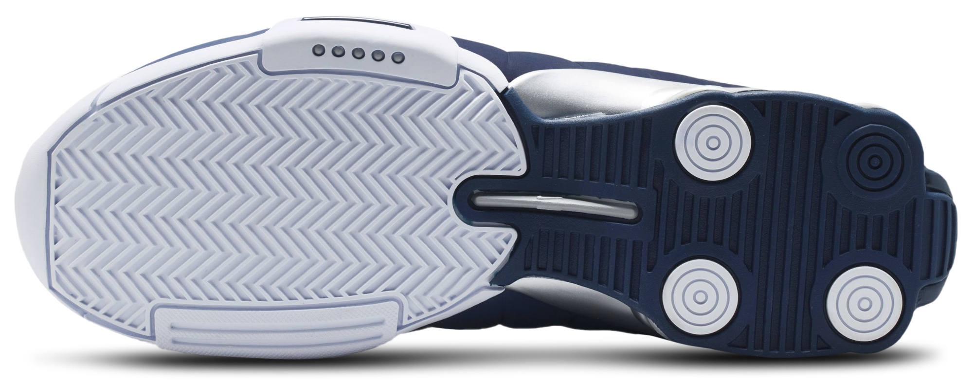 Nike Shox BB4 - Midnight Navy/Metallic Silver/White - Image 5