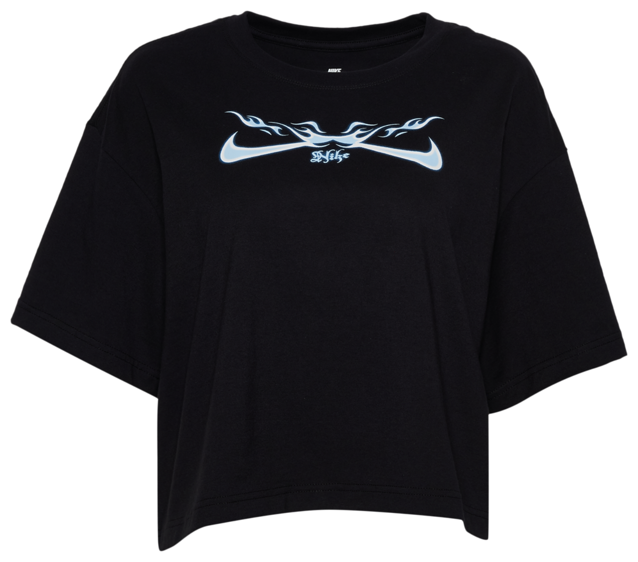 Nike NSW Essential S2K Crop T-Shirt Image 1 of 1. Tap to open photo gallery.