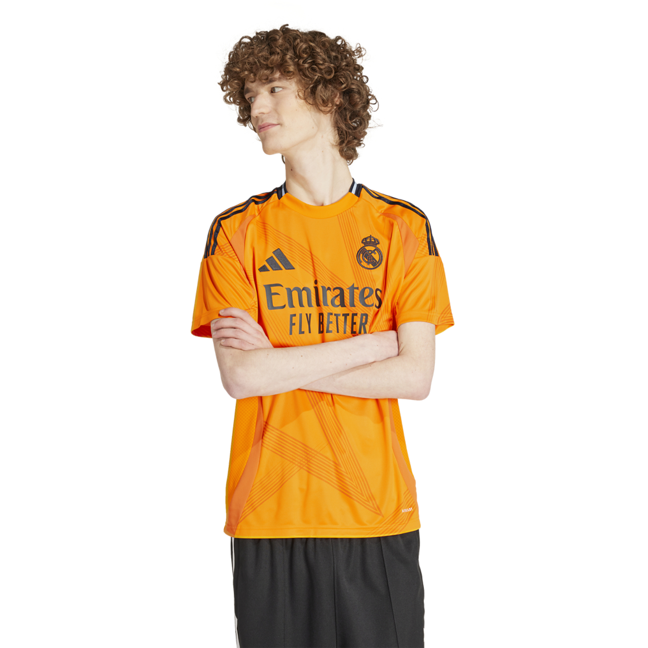 adidas Real Madrid 24/25 Away Short Sleeve Jersey Image 1 of 5. Tap to open photo gallery.