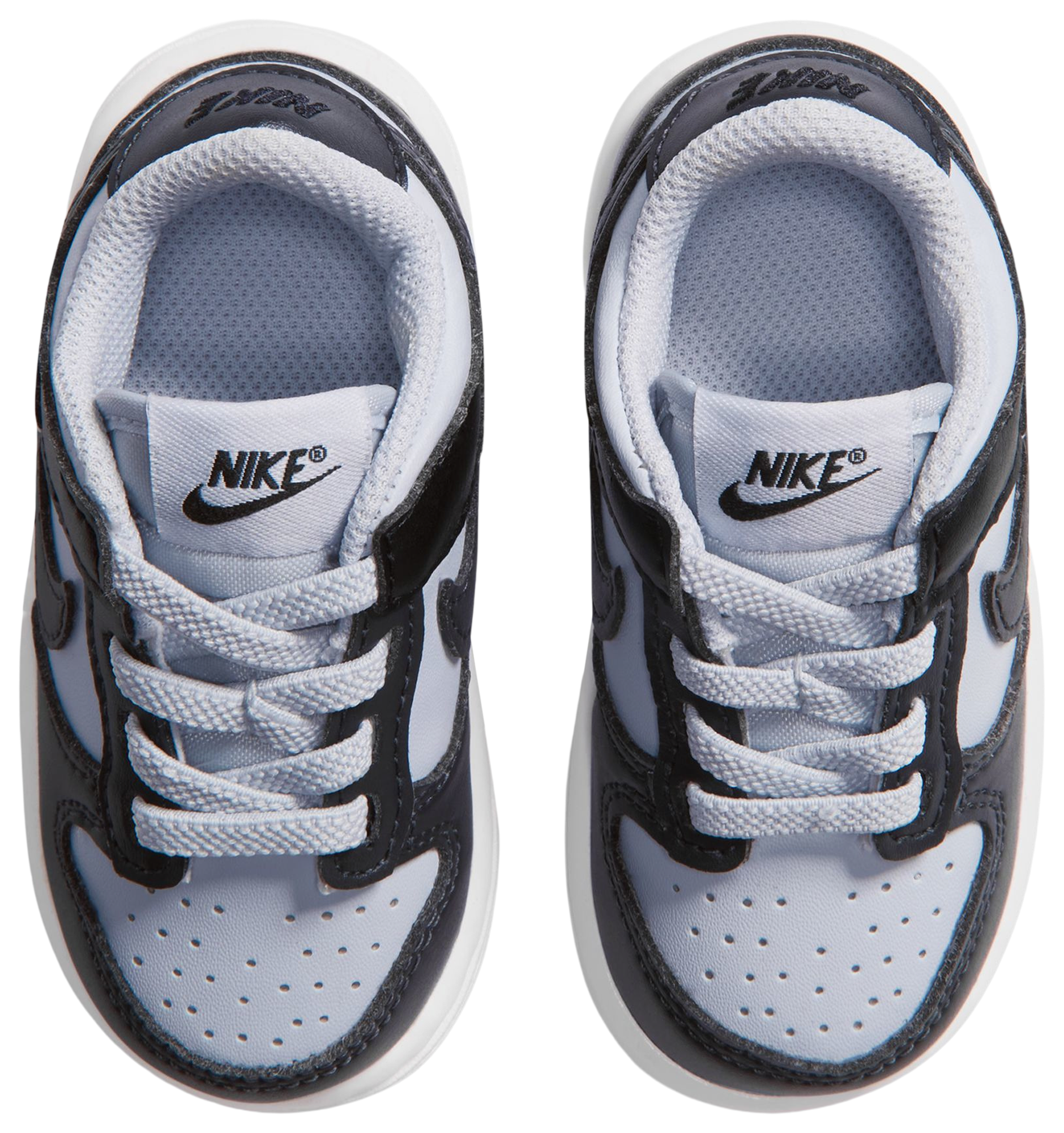 Nike Dunk Low 童款 - White/Grey - Image 4