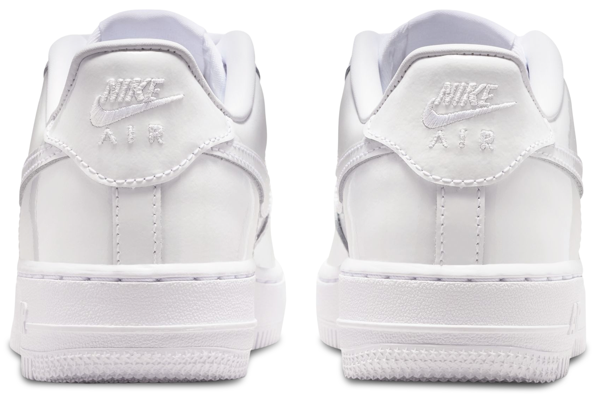 Nike Air Force 1 Low 童款 - White/White - Image 3