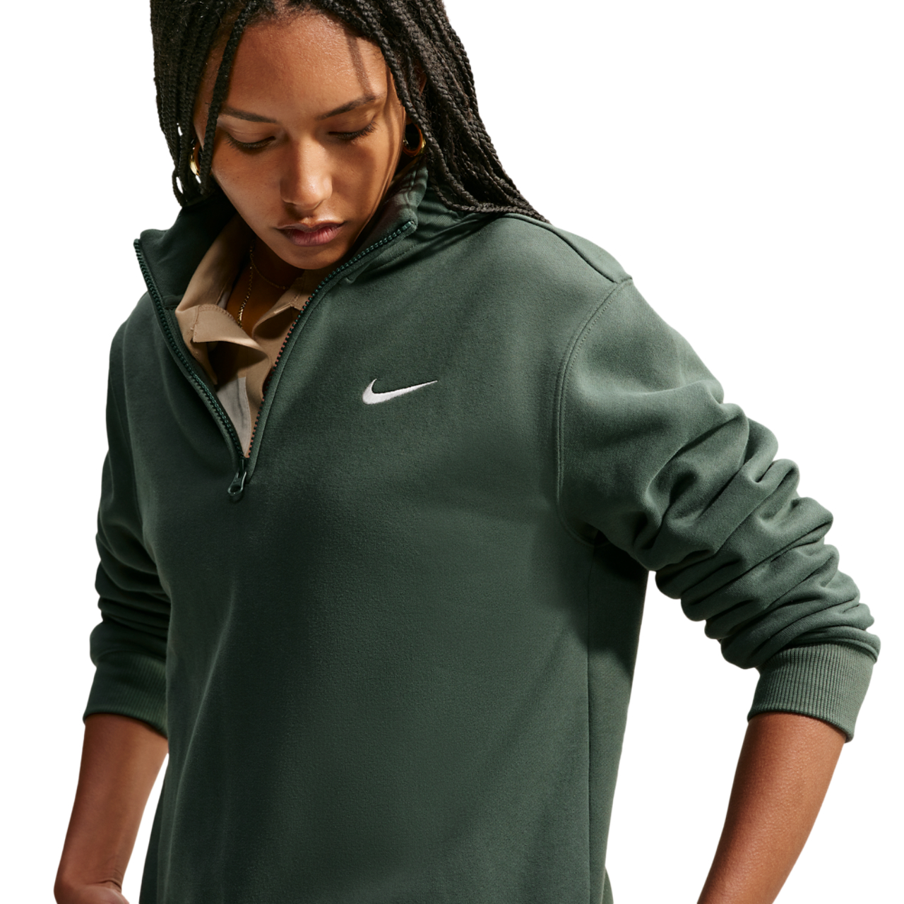 Nike Studio Fleece Midweight Quarter Zip - Women's | Foot Locker