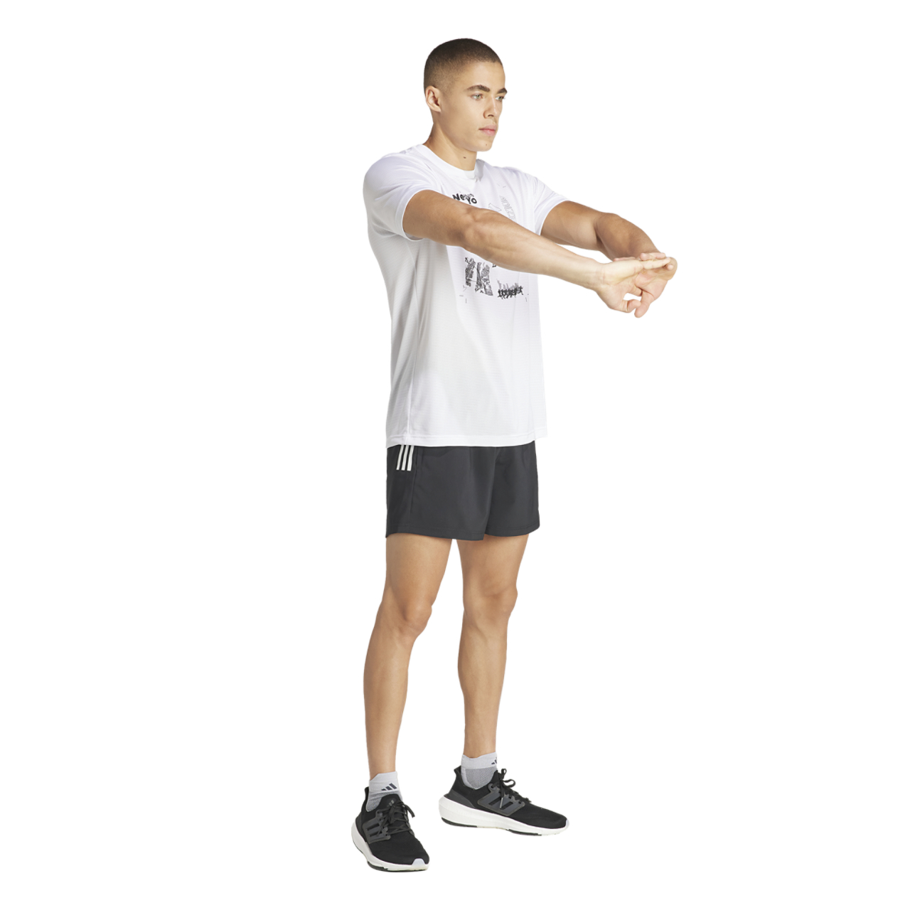 adidas Own The Run Shorts Image 3 of 5. Tap to open photo gallery.