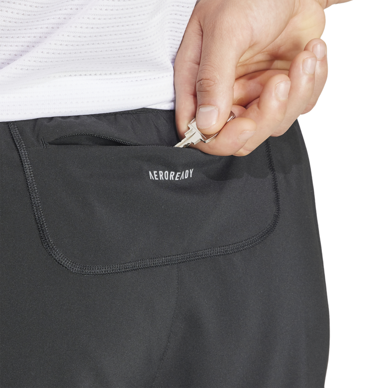 adidas Own The Run Shorts Image 4 of 5. Tap to open photo gallery.