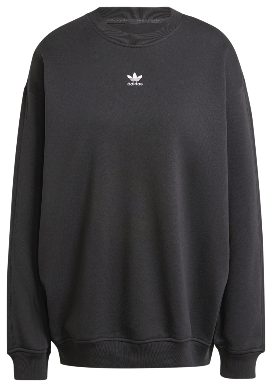 adidas Originals Fleece Oversized Crewneck Sweater Image 1 of 1. Tap to open photo gallery.