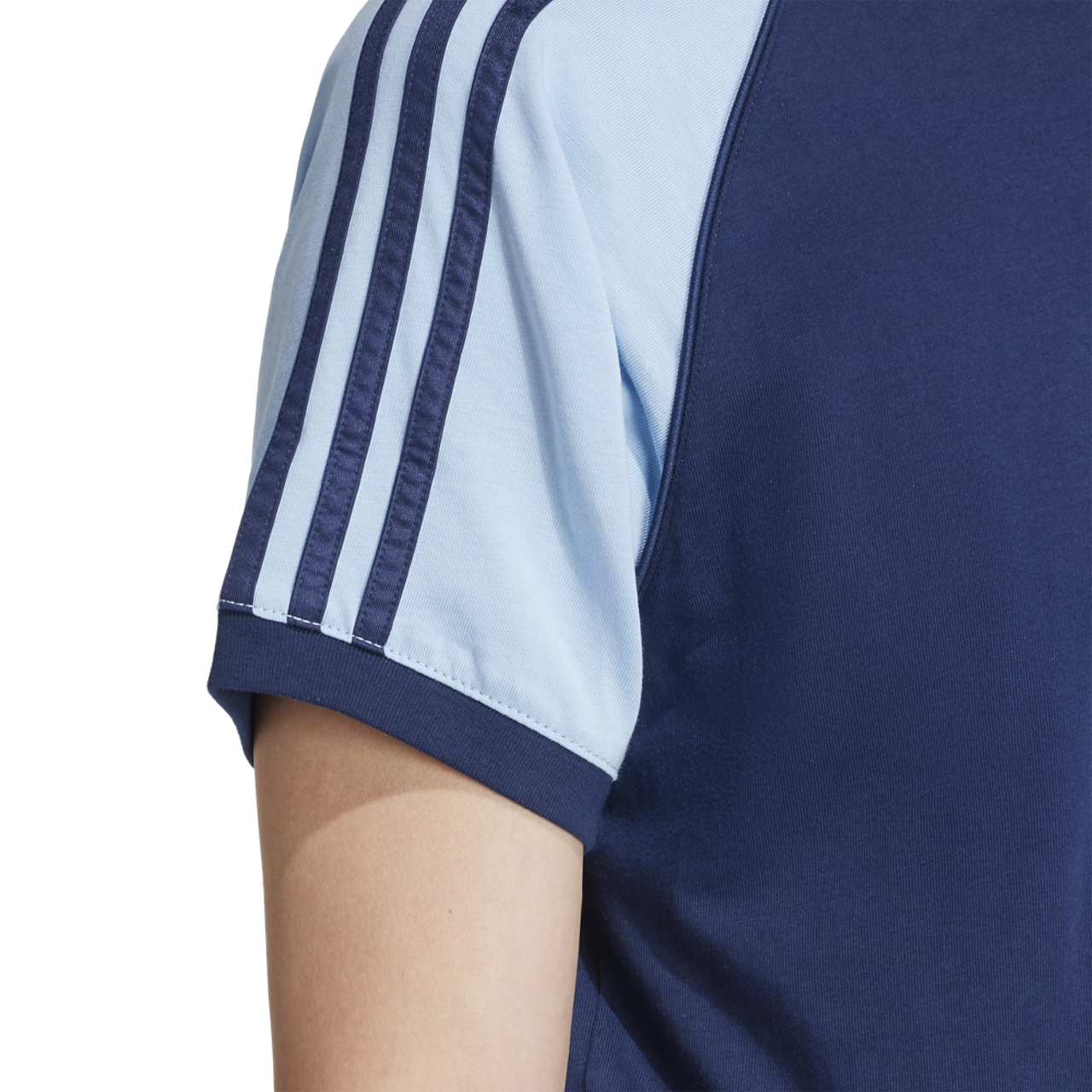 adidas Originals CB SST 3 Stripe T-Shirt Image 4 of 5. Tap to open photo gallery.