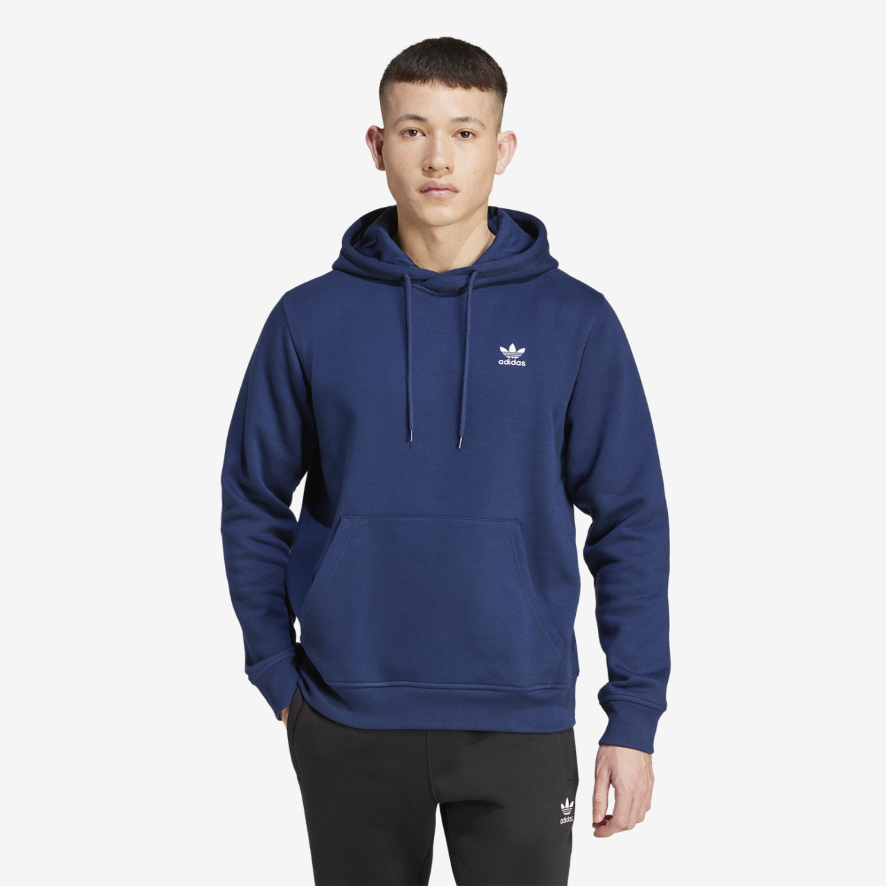 adidas Originals Trefoil Essentials Lifestyle Hoodie Image 1 of 5. Tap to open photo gallery.