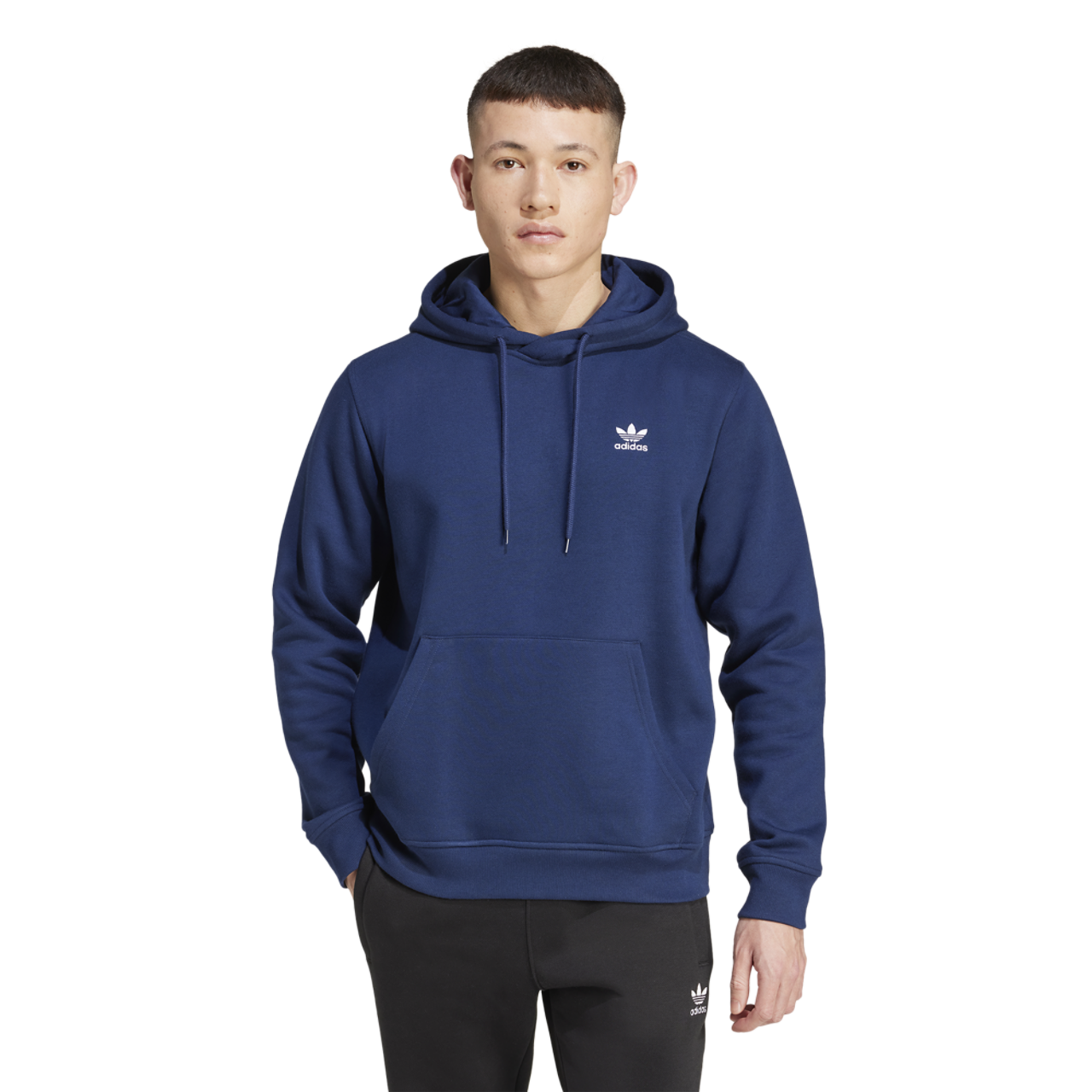 adidas Originals Trefoil Essentials Lifestyle Hoodie Image 1 of 5. Tap to open photo gallery.