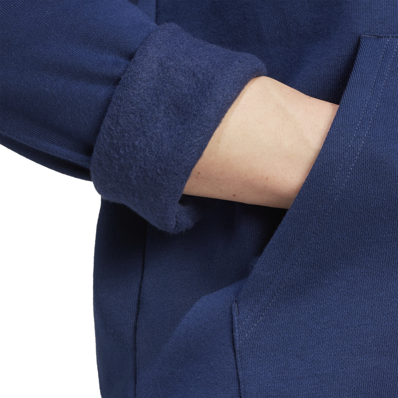 adidas Originals Trefoil Essentials Lifestyle Hoodie Image 3 of 5. Tap to open photo gallery.