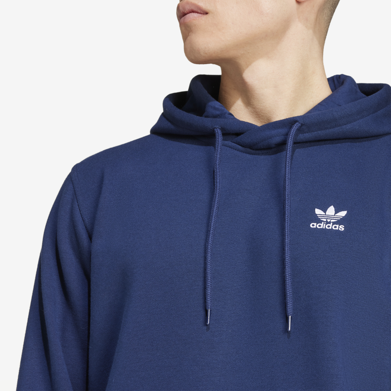 adidas Originals Trefoil Essentials Lifestyle Hoodie Image 4 of 5. Tap to open photo gallery.