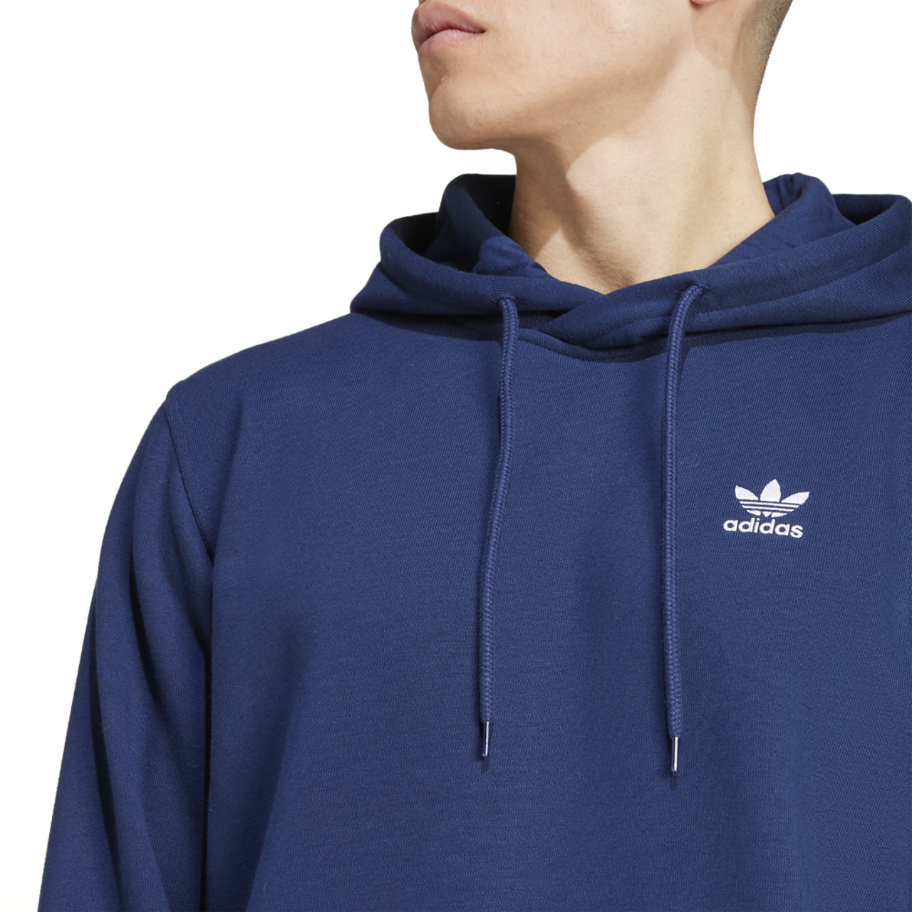 adidas Originals Trefoil Essentials Lifestyle Hoodie Image 4 of 5. Tap to open photo gallery.