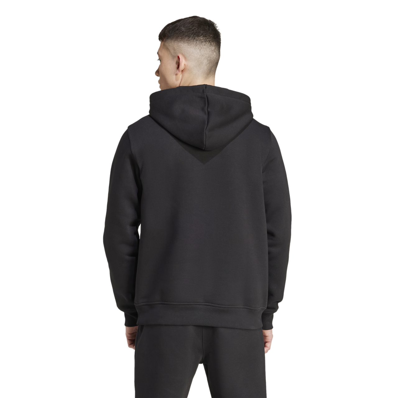 adidas Originals Trefoil Essentials Lifestyle Hoodie Image 2 of 5. Tap to open photo gallery.